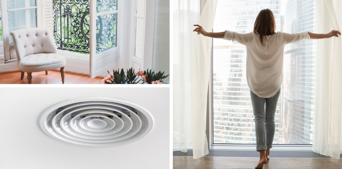 ventiler et aérer chez soi