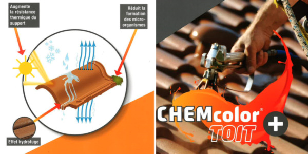 Traitement hydrofuge pour la toiture
