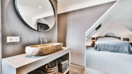 suite parentale dans les combles avec salle d'eau