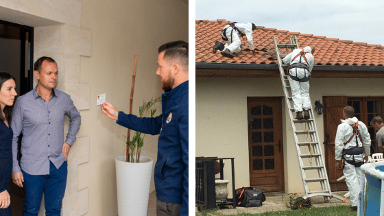 Entreprise certifiee qui intervient sur une toiture