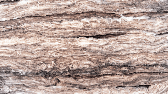 Laine de roche utilisee pour l'isolation