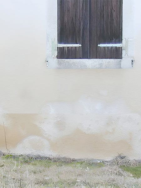 d ou vient l humidite sur les facades