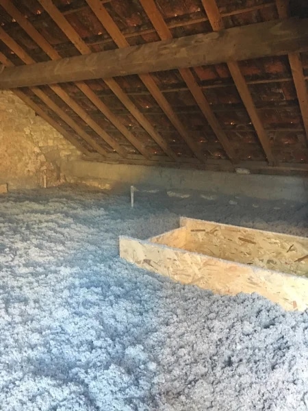 soufflage ouate de cellulose