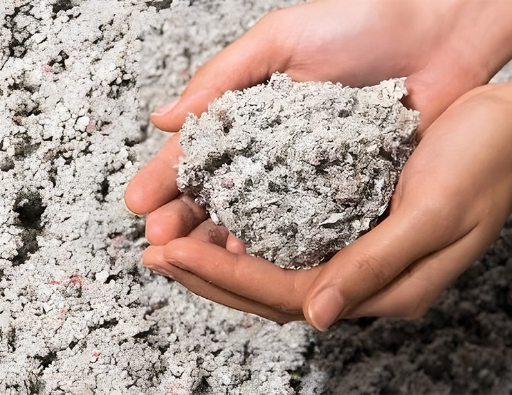 une ouate de cellulose performante en materiau biosource