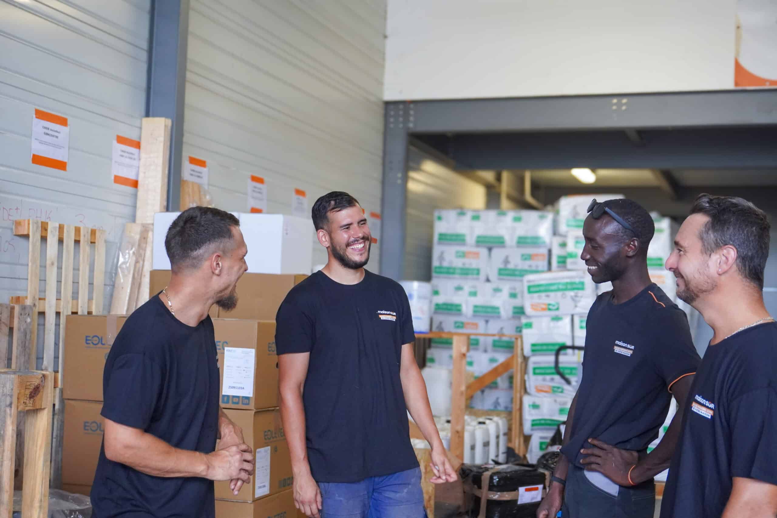 MaisonSur nos engagements pour nos clients comme nos technitien sur cette photo